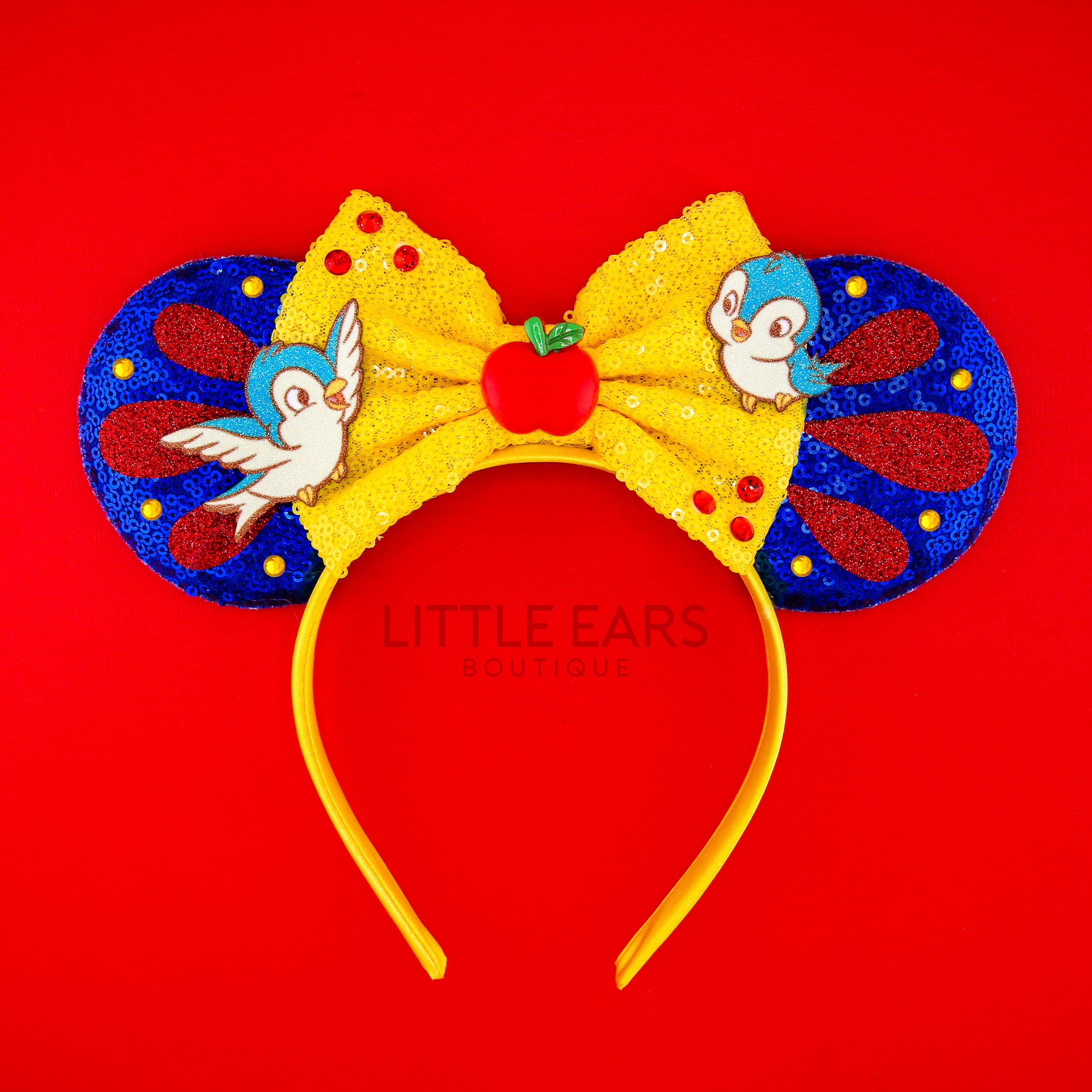 Snow White Birds Mickey Ears Mouse Ears Headband Little Ears Boutique