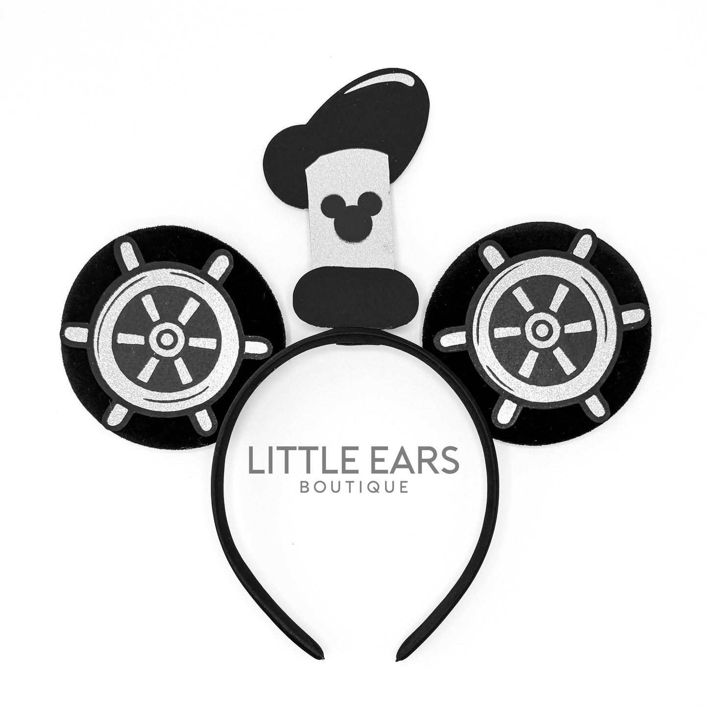 Steamboat Mickey Ears for Men - mickey ears - disney ears - mouse ears headband - little ears boutique