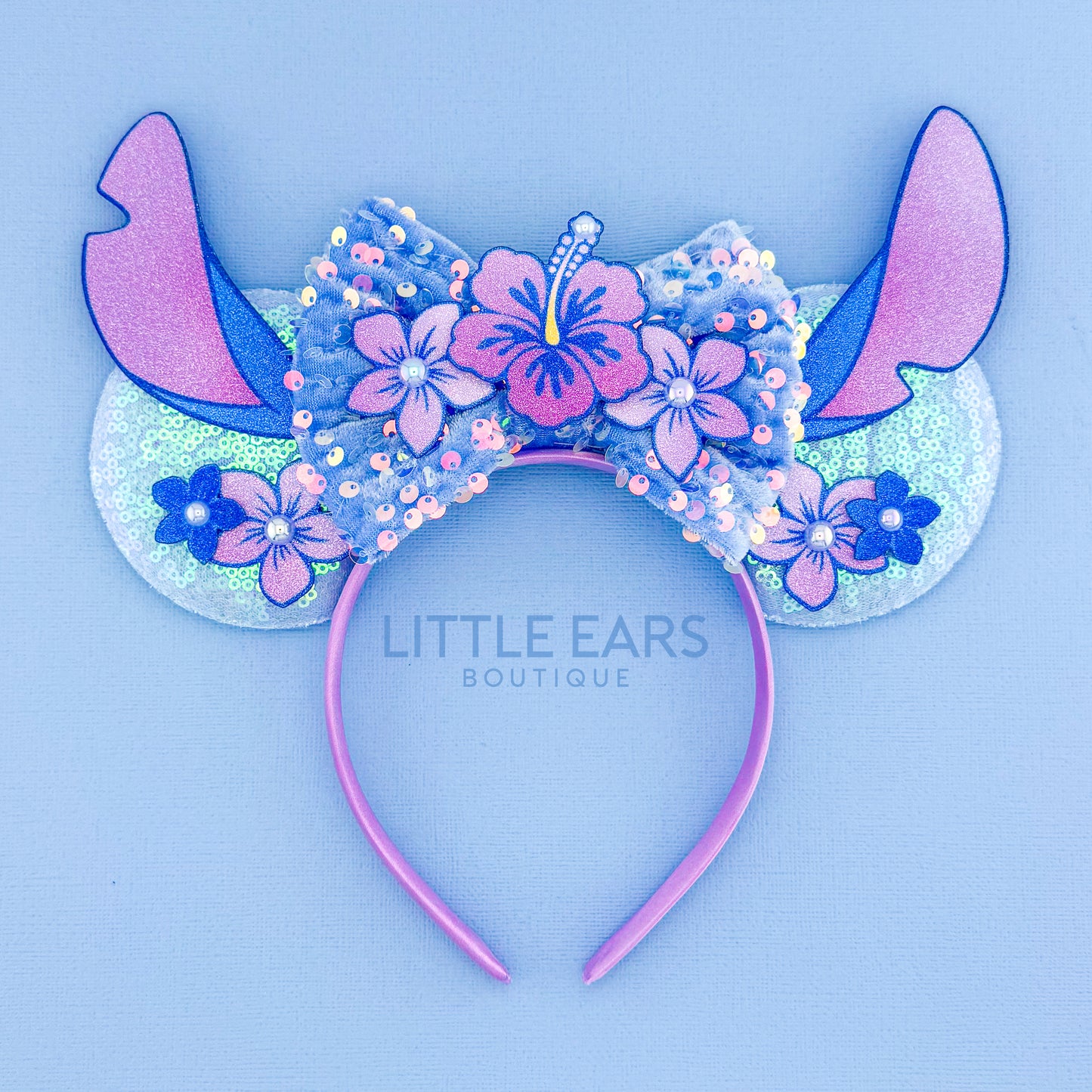 Stitch Purple Iridescent Mickey Ears