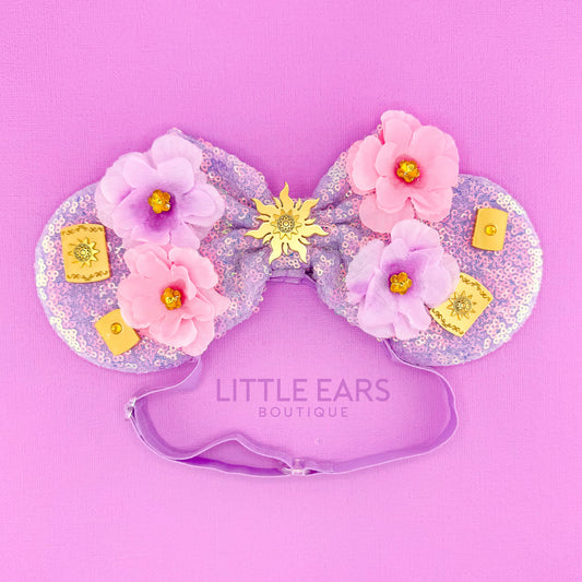 Tangled Baby Mickey Ears - mickey ears - disney ears - mouse ears headband - little ears boutique