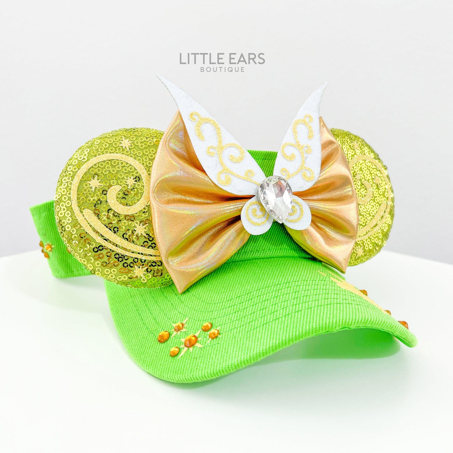 Tinker Fairy Mickey Visor- mickey ears disney headband mouse