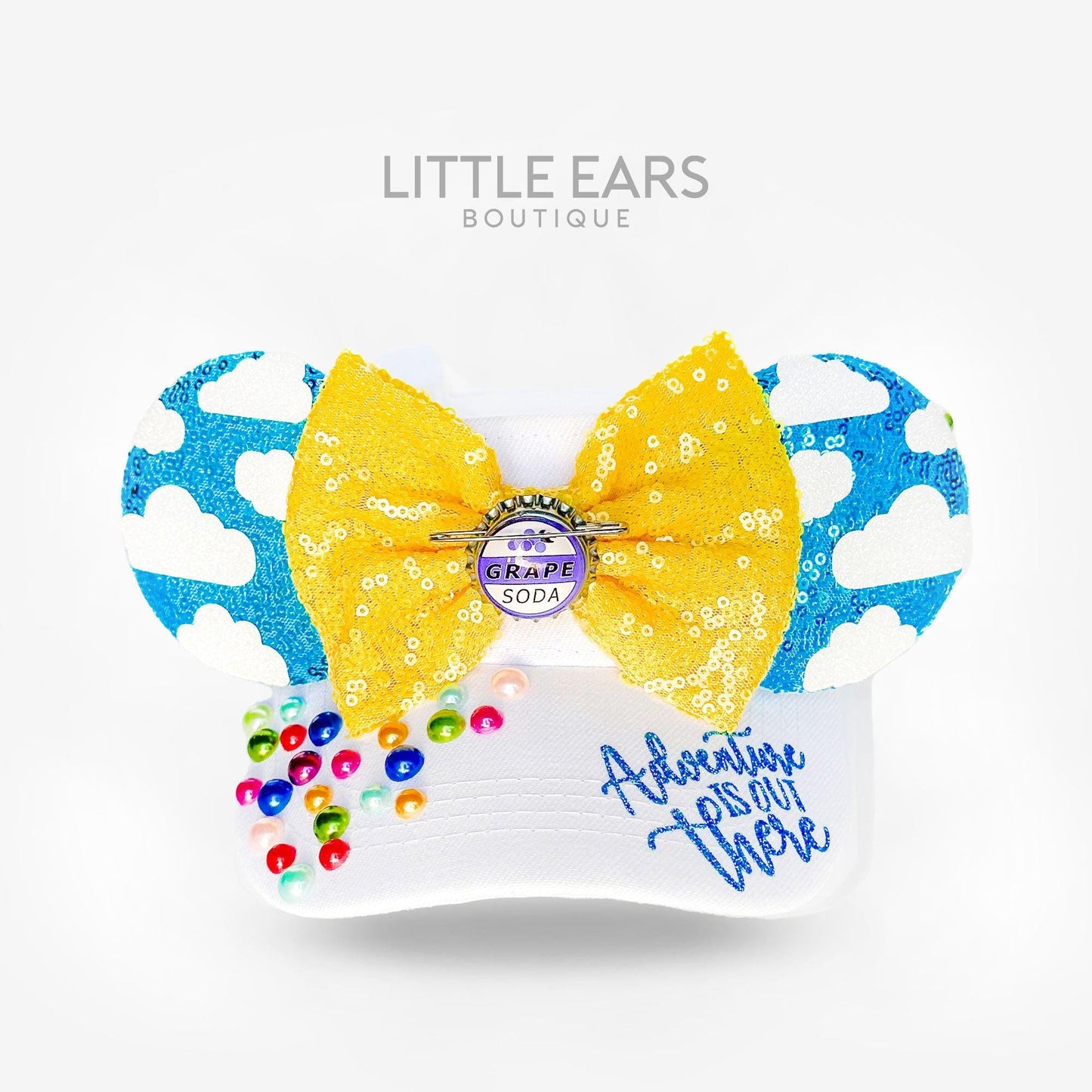Up Mickey Visor- mickey ears disney headband mouse