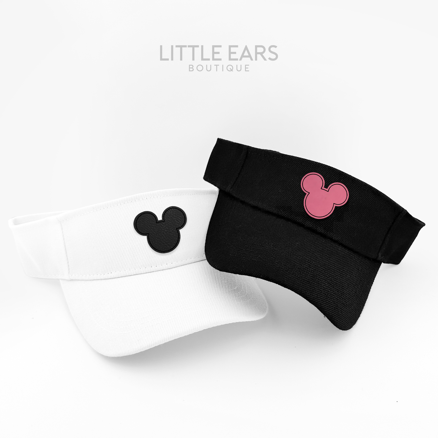Leather Patch Mickey Visor