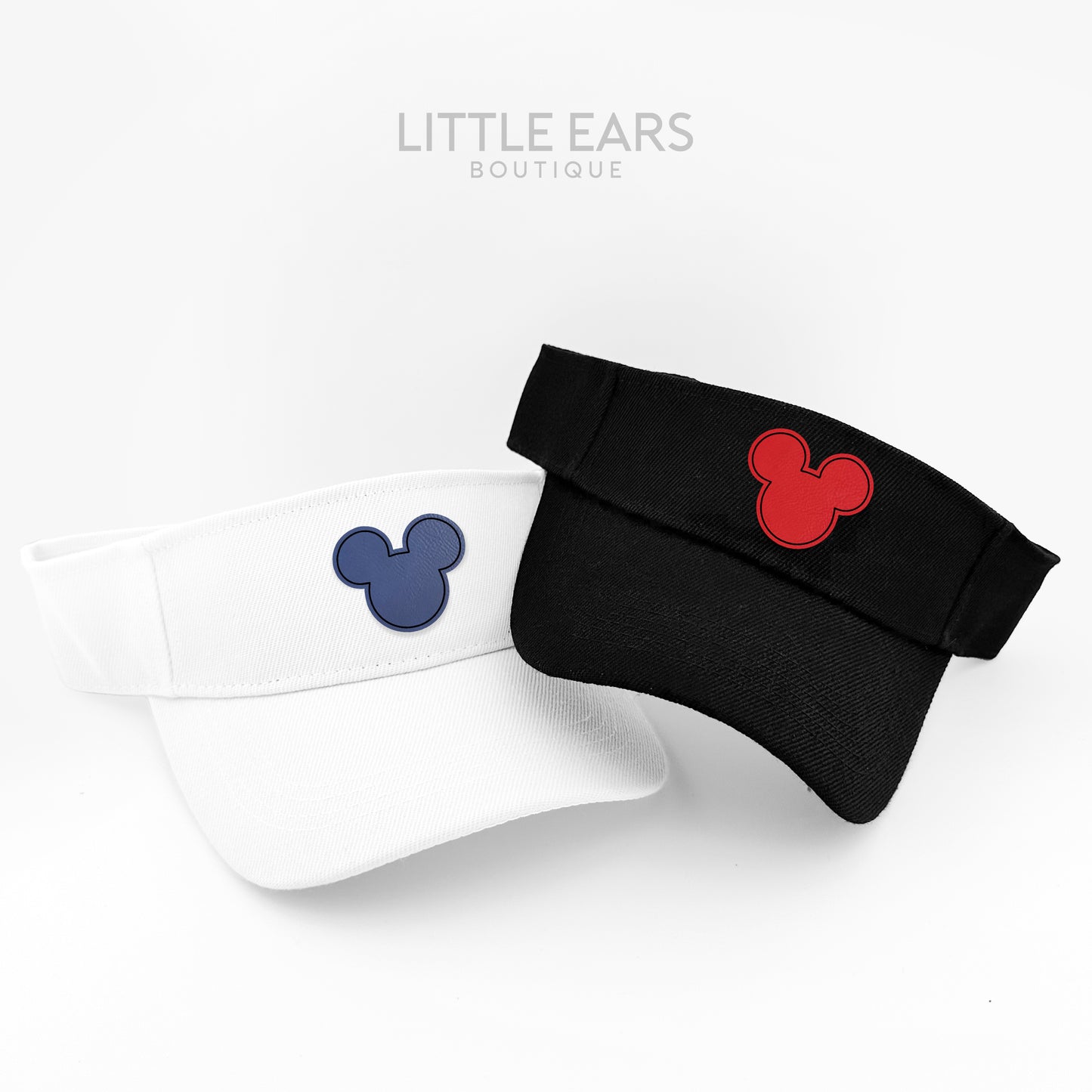 Leather Patch Mickey Visor