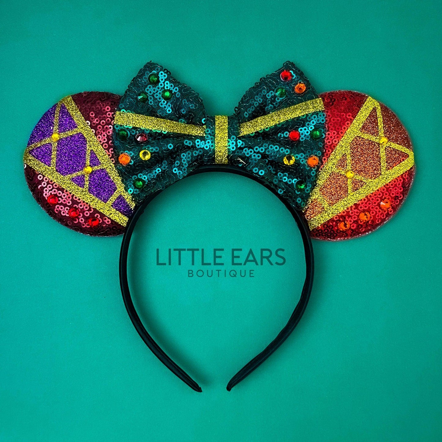 Witch Sisters Mickey Ears- mickey ears disney headband mouse