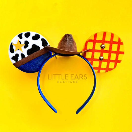 Woody Boys Mickey Ears - mickey ears - disney ears - mouse ears headband - little ears boutique