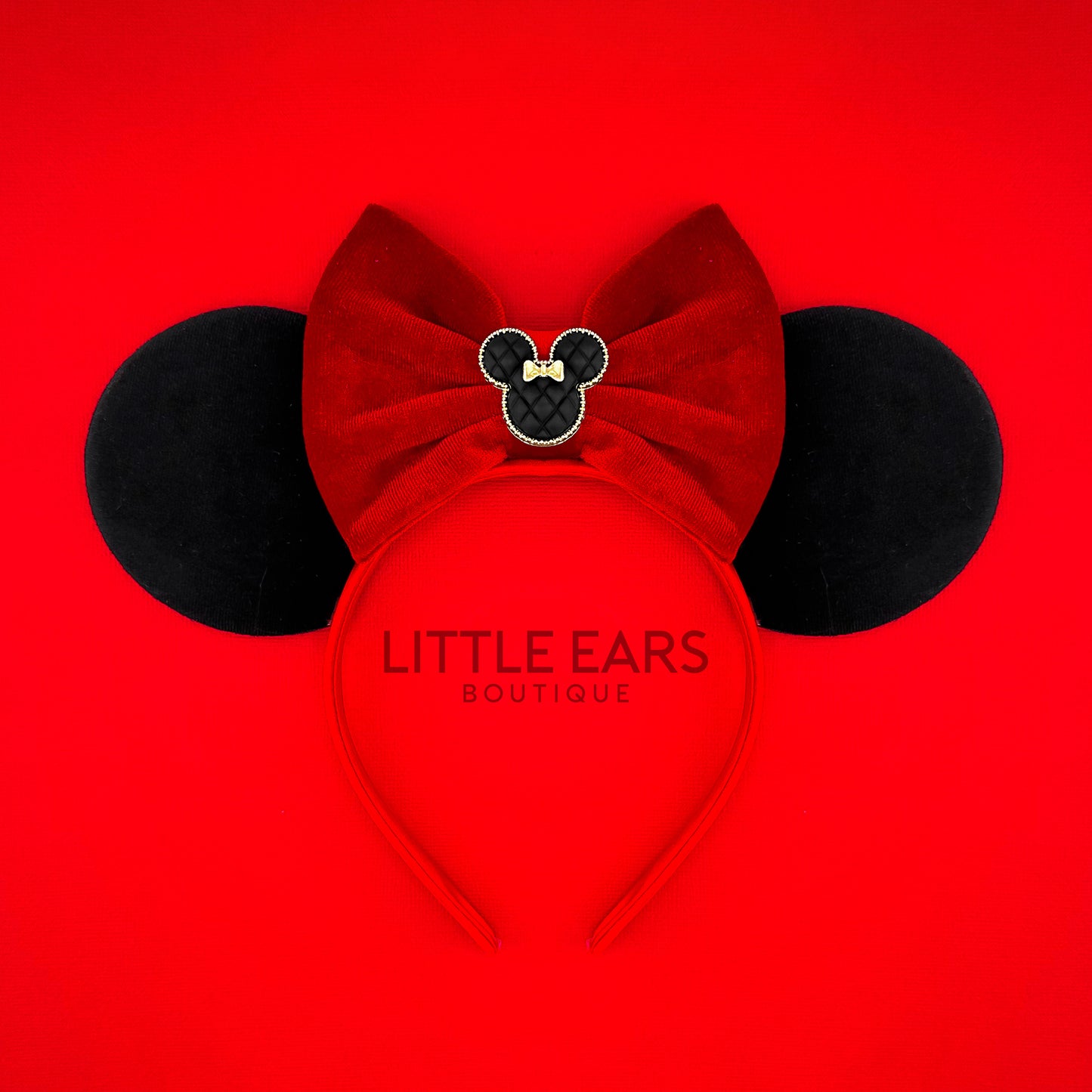 Black Minnie Charm Ears