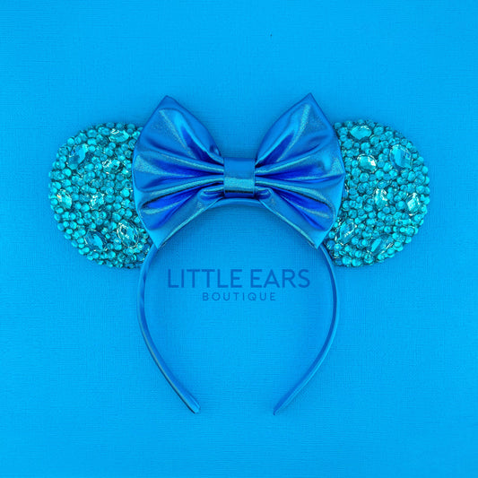 Turquoise Sparkle Mickey Ears