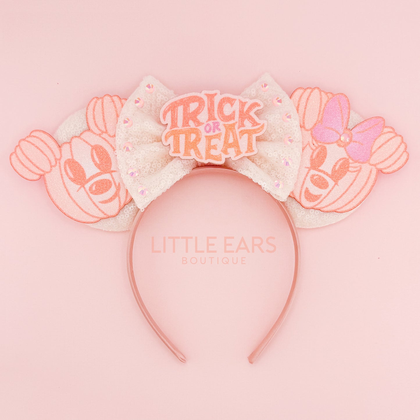 Pastel Pumpkins Halloween Mickey Ears