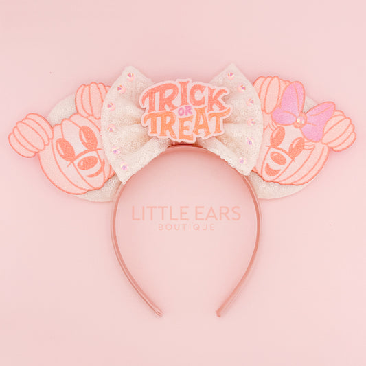 Pastel Pumpkins Halloween Mickey Ears