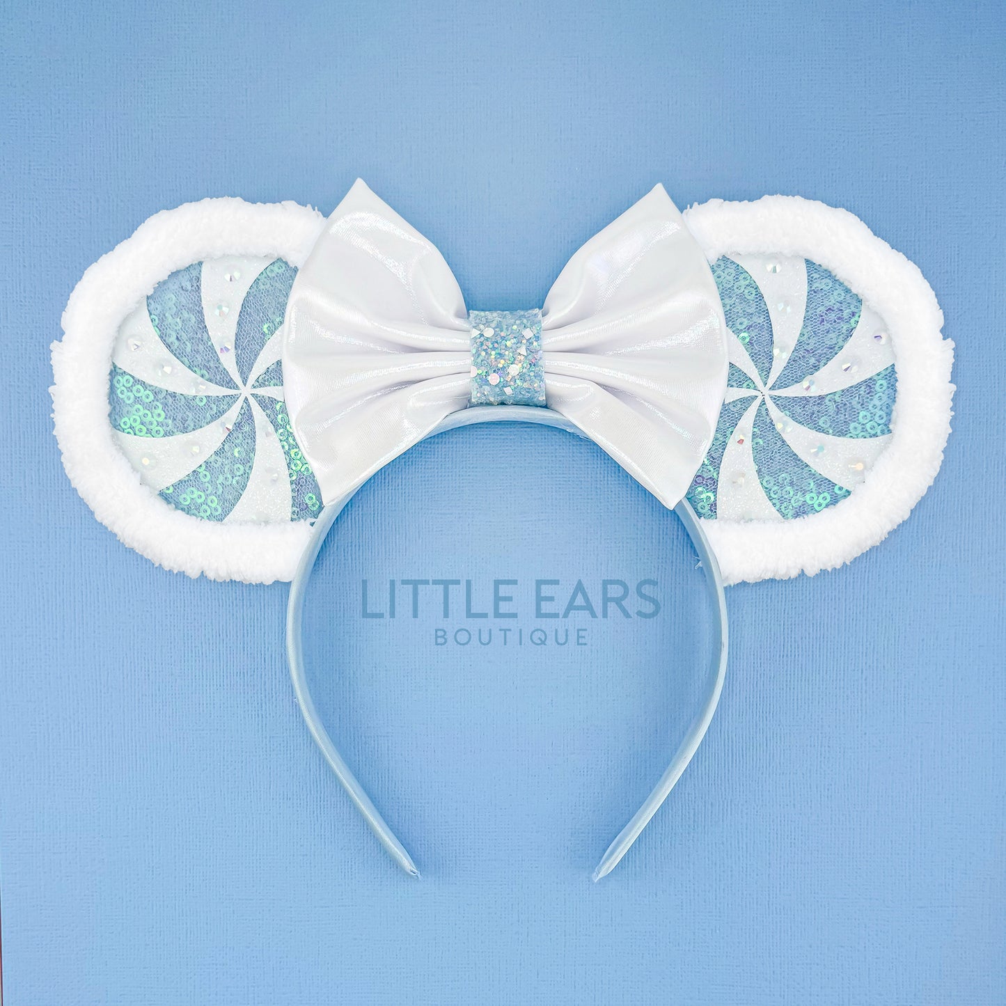 Blue Peppermint Mickey Ears