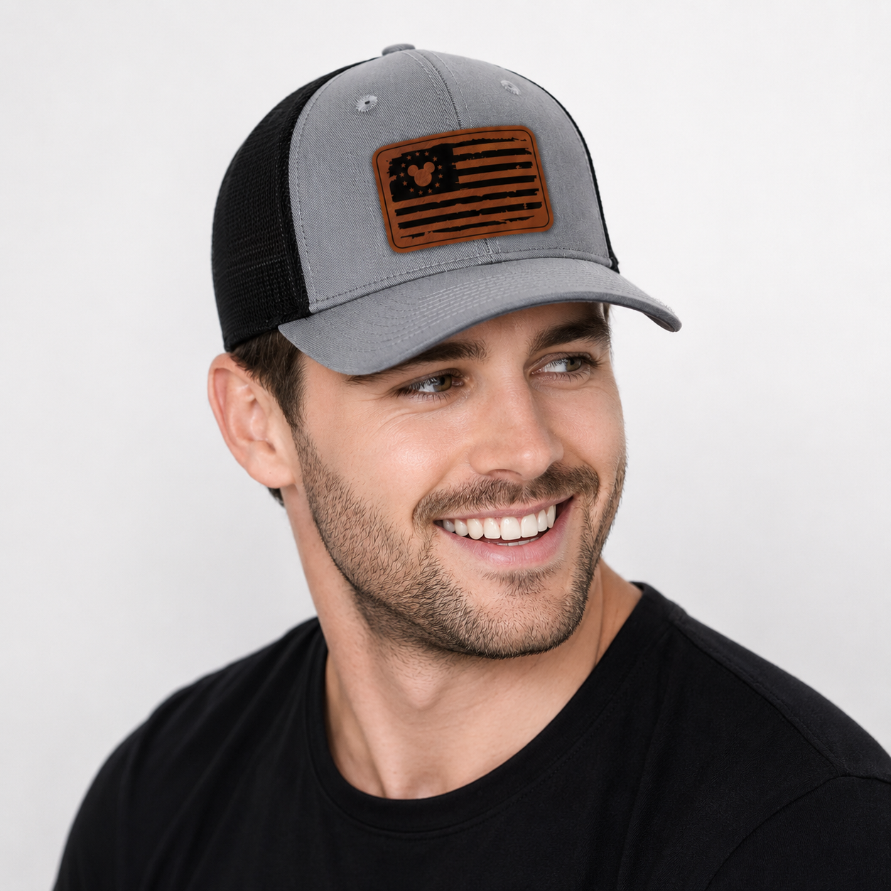 American Flag Trucker Hat