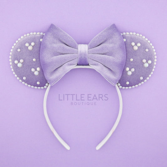 All Purple Pearls Mickey Ears