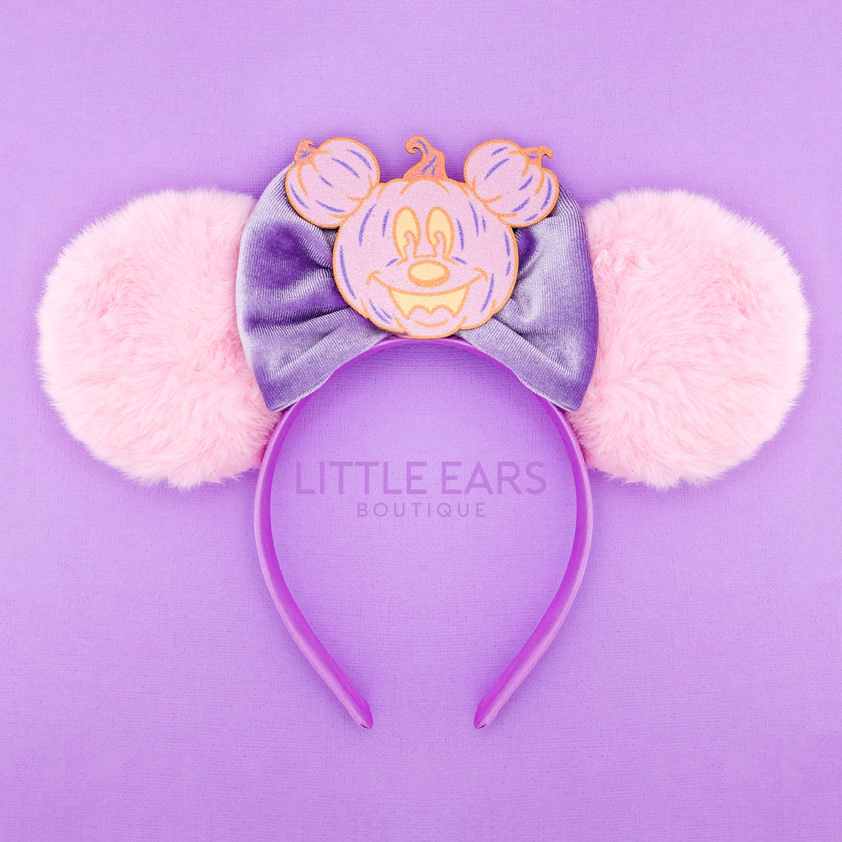 Pastel Purple Pumpkin Ears