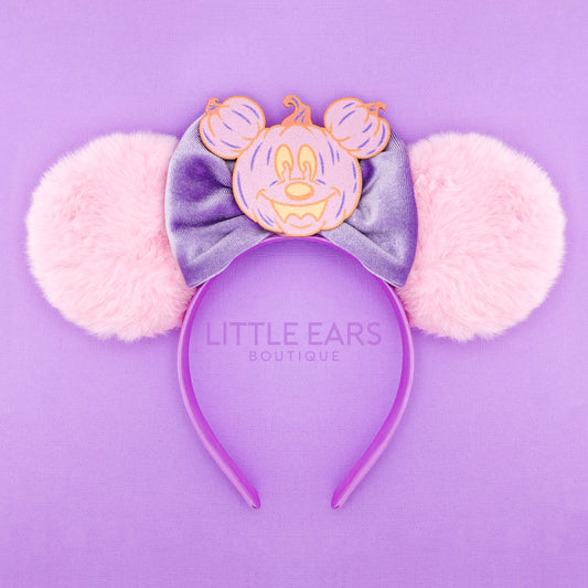 Pastel Purple Pumpkin Ears
