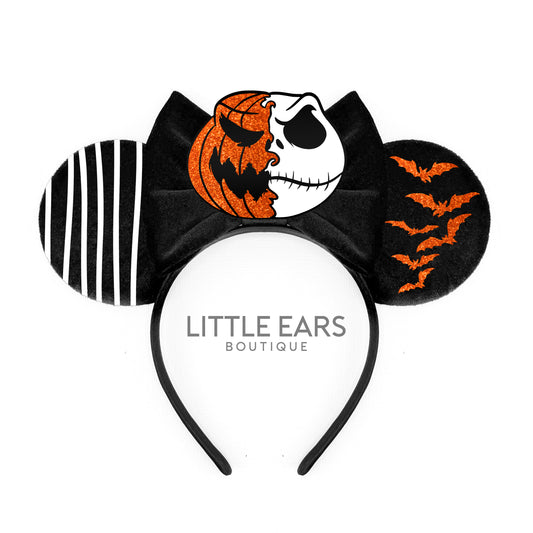 Jack Pumpkin Glow In The Dark Mickey Ears