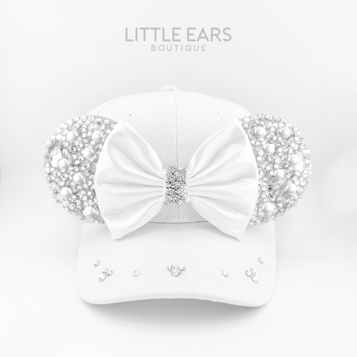 Sparkle Silver & Pearls Hat