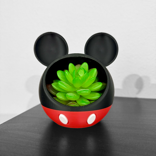 Mickey Planter – Small PLA 3D Printed Planter