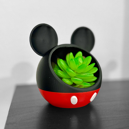 Mickey Planter – Small PLA 3D Printed Planter