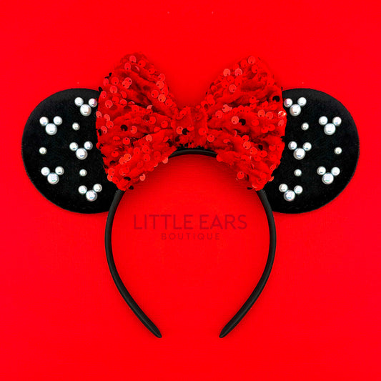 New Christmas Pearls Mickey Ears