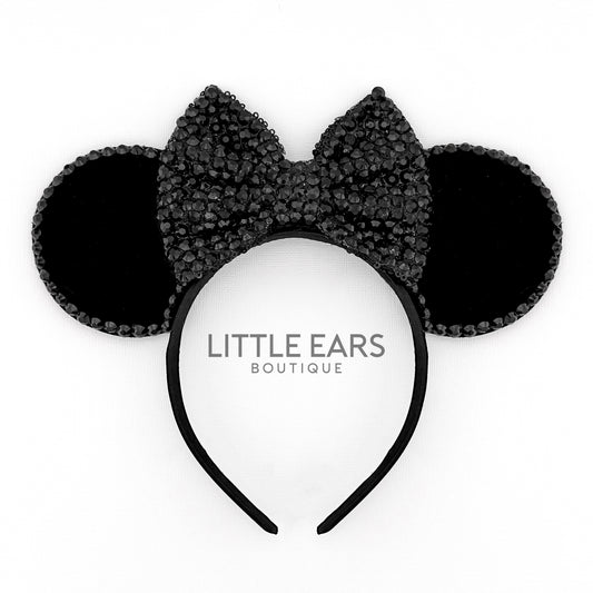 Shiny Black Mickey Ears