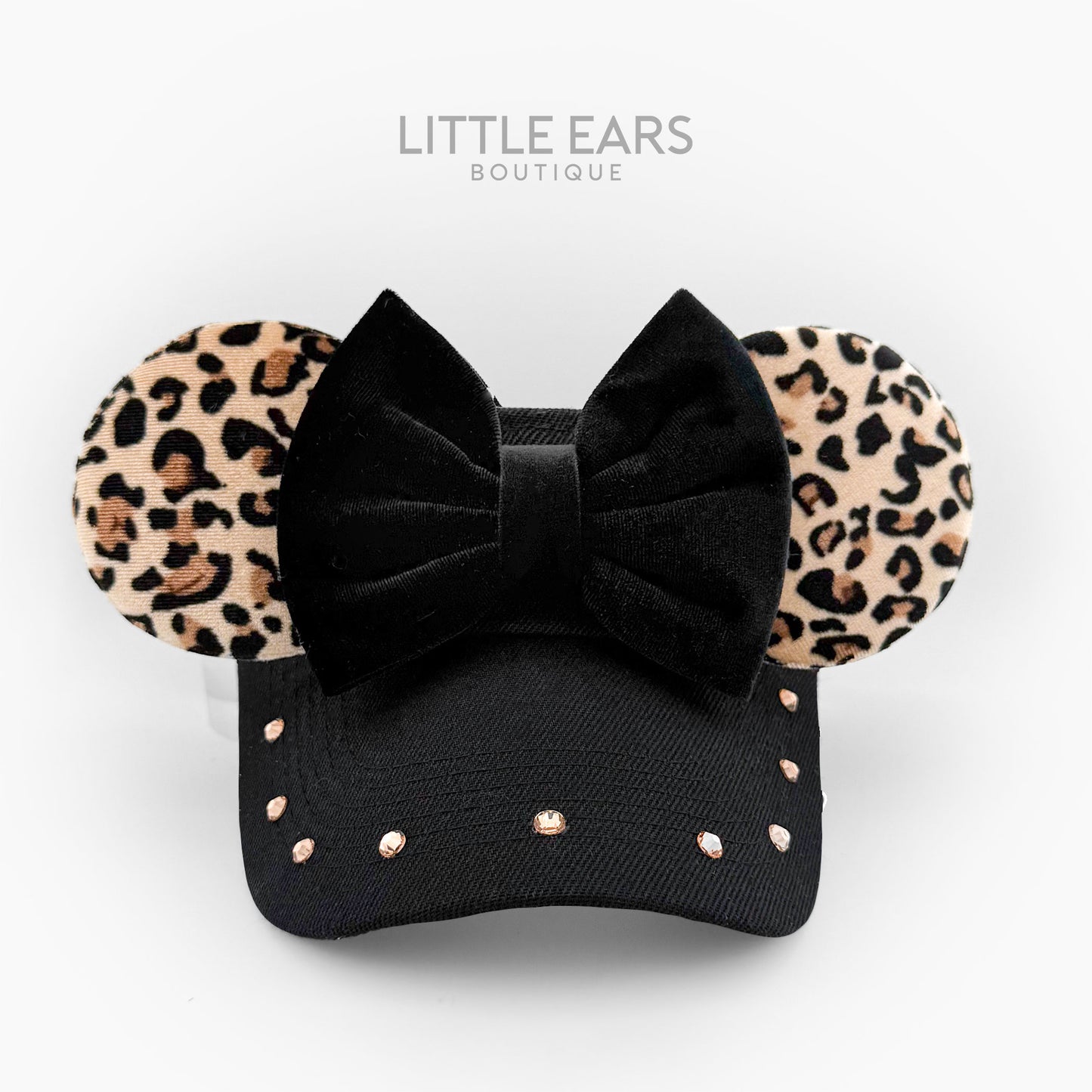 Safari Velvet Black Mickey Visor