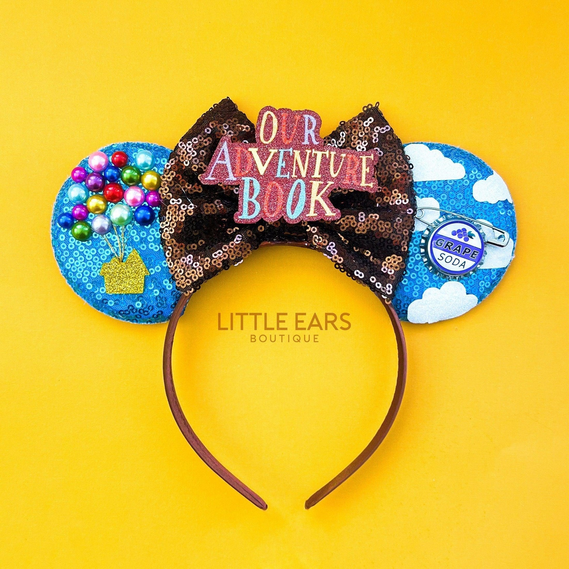 Adventure Book Mickey Ears- mickey ears disney headband mouse