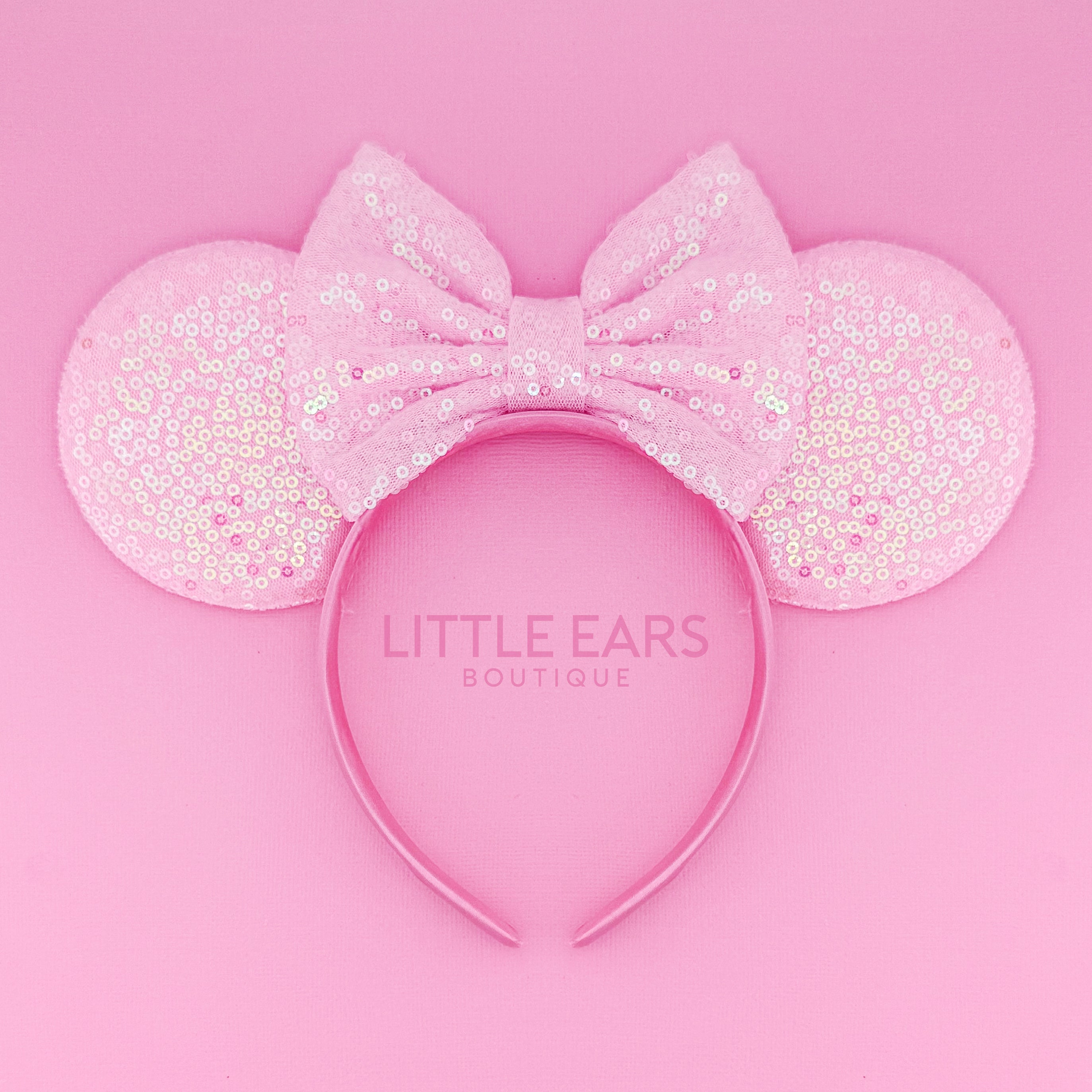 Mini Ears Pastel Pink Ears - Mickey Ears Headband - Little Ears Boutique