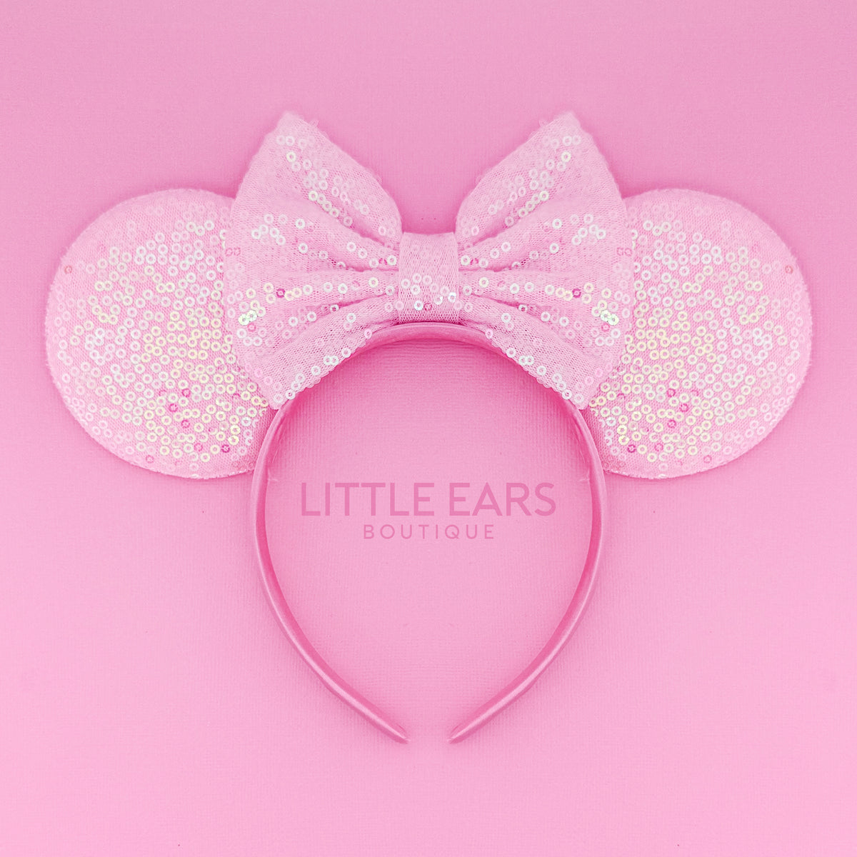 All Pink Minnie Ears - Pink Mickey Ears - Pink Mouse Ears  display picture 3