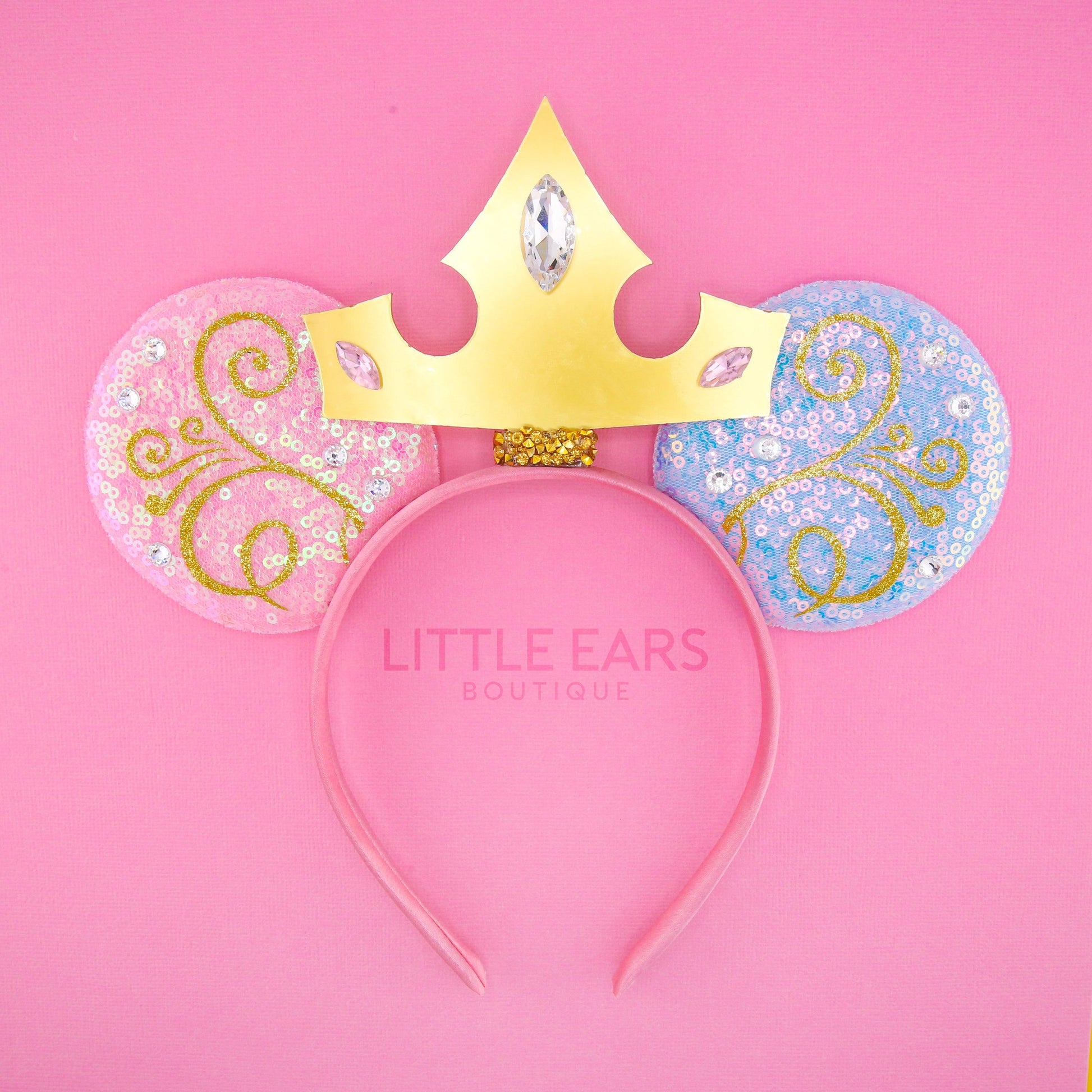 Aurora Big Crown Mickey Ears- mickey ears disney headband mouse