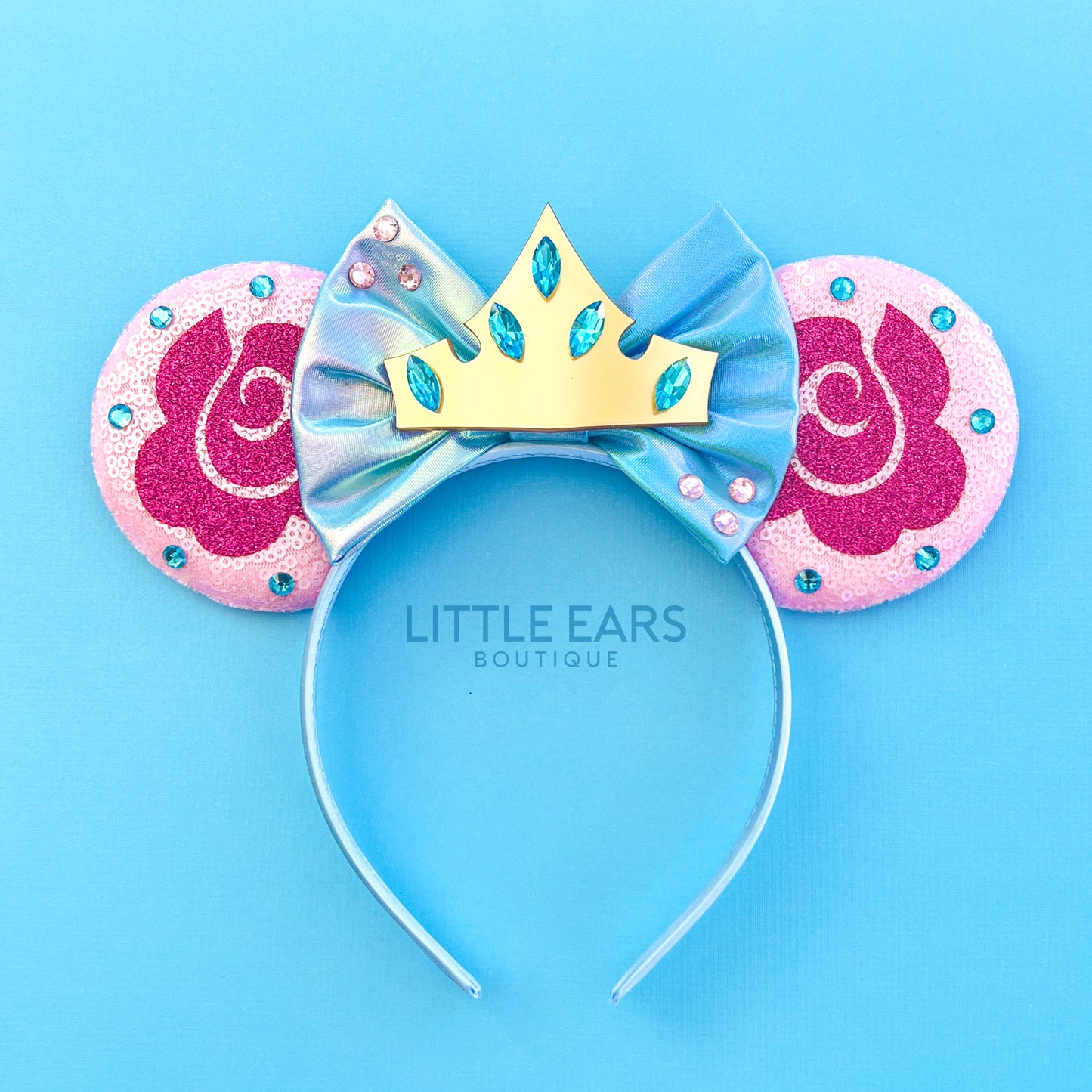 Aurora Pink and Blue Mickey Ears
