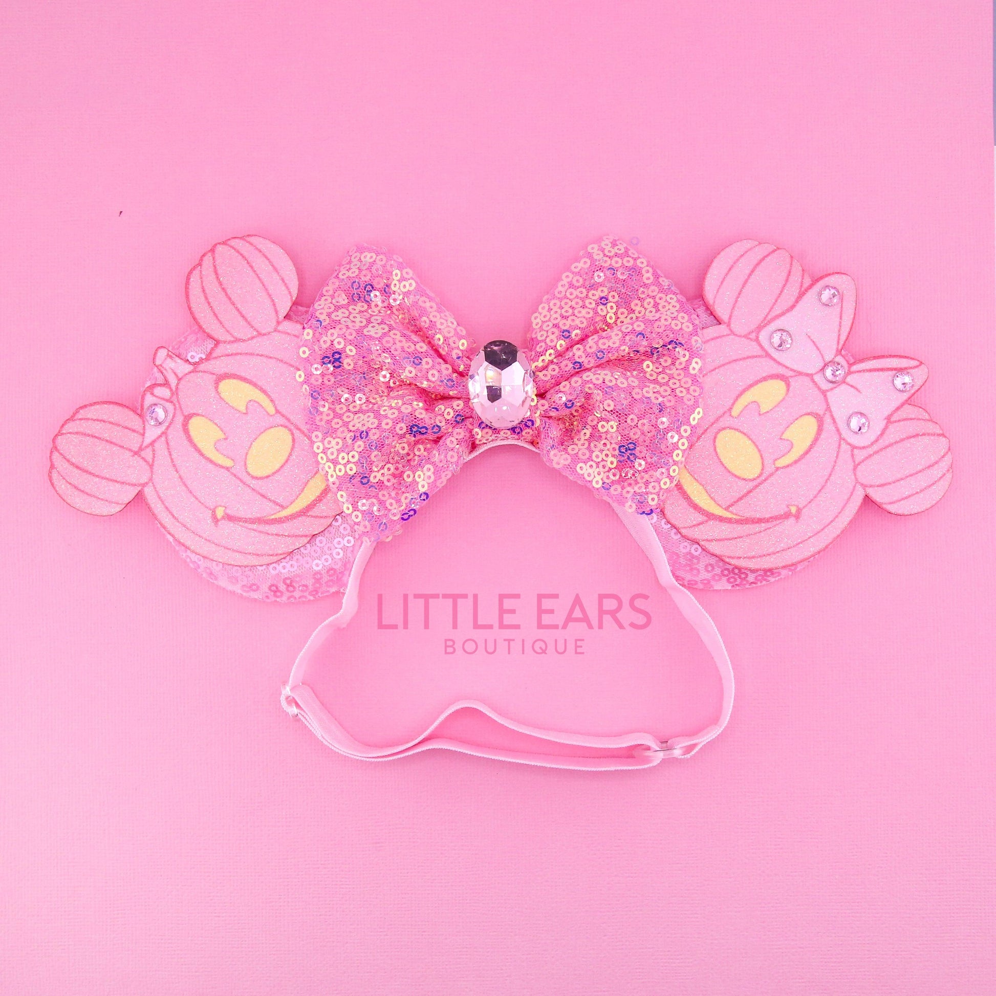 Baby Pink Pumpkin Mickey Ears