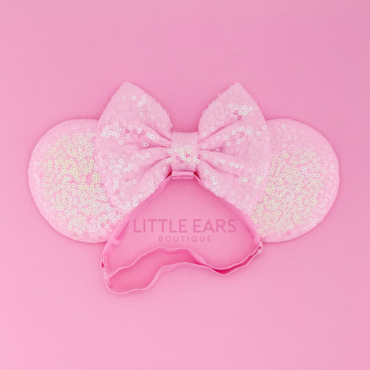 All Pastel Pink Elastic Ears