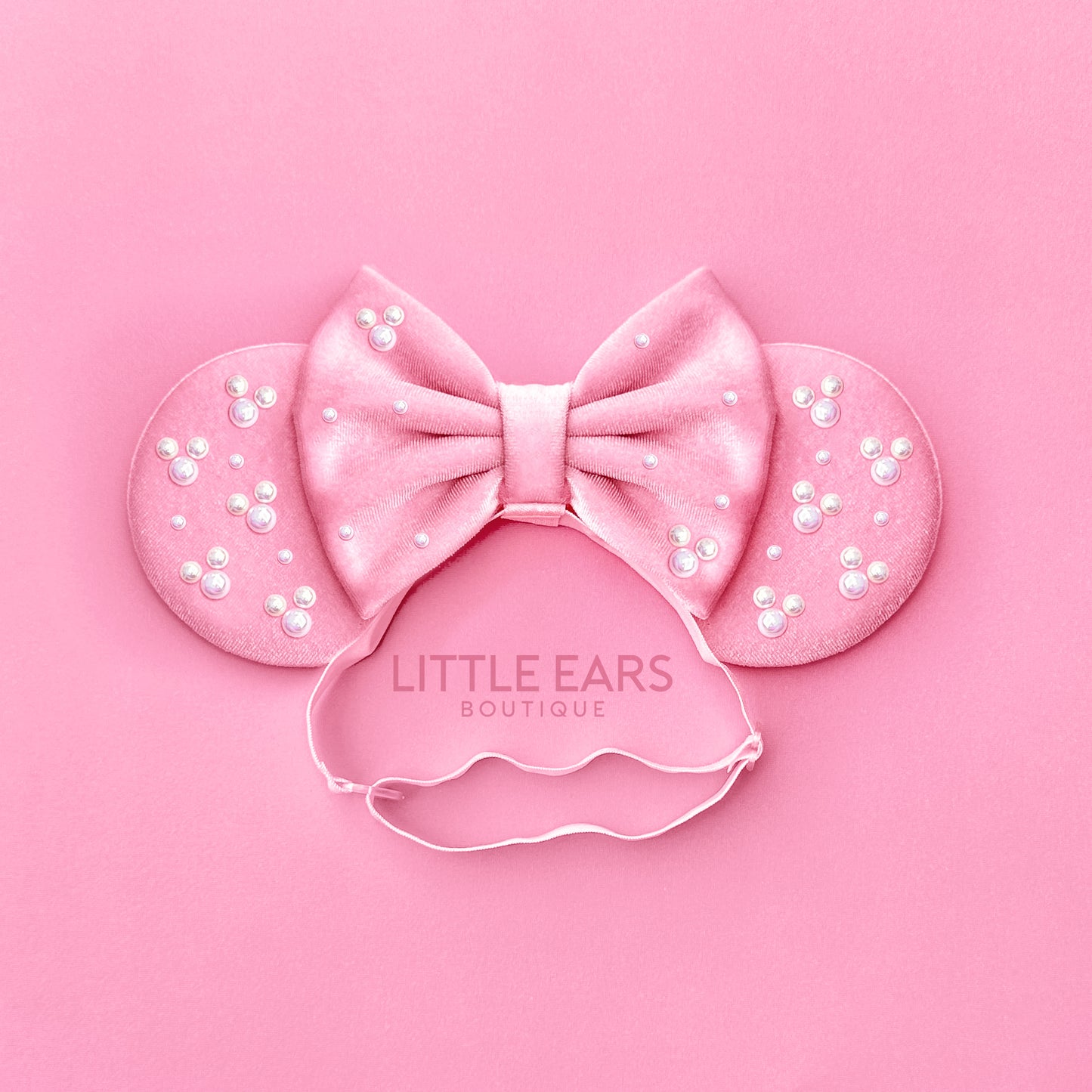 Pink Pearls Baby Mickey Ears