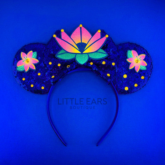 Tiana mickey ears, princess and the frog, mickey ears headband, minnie ears