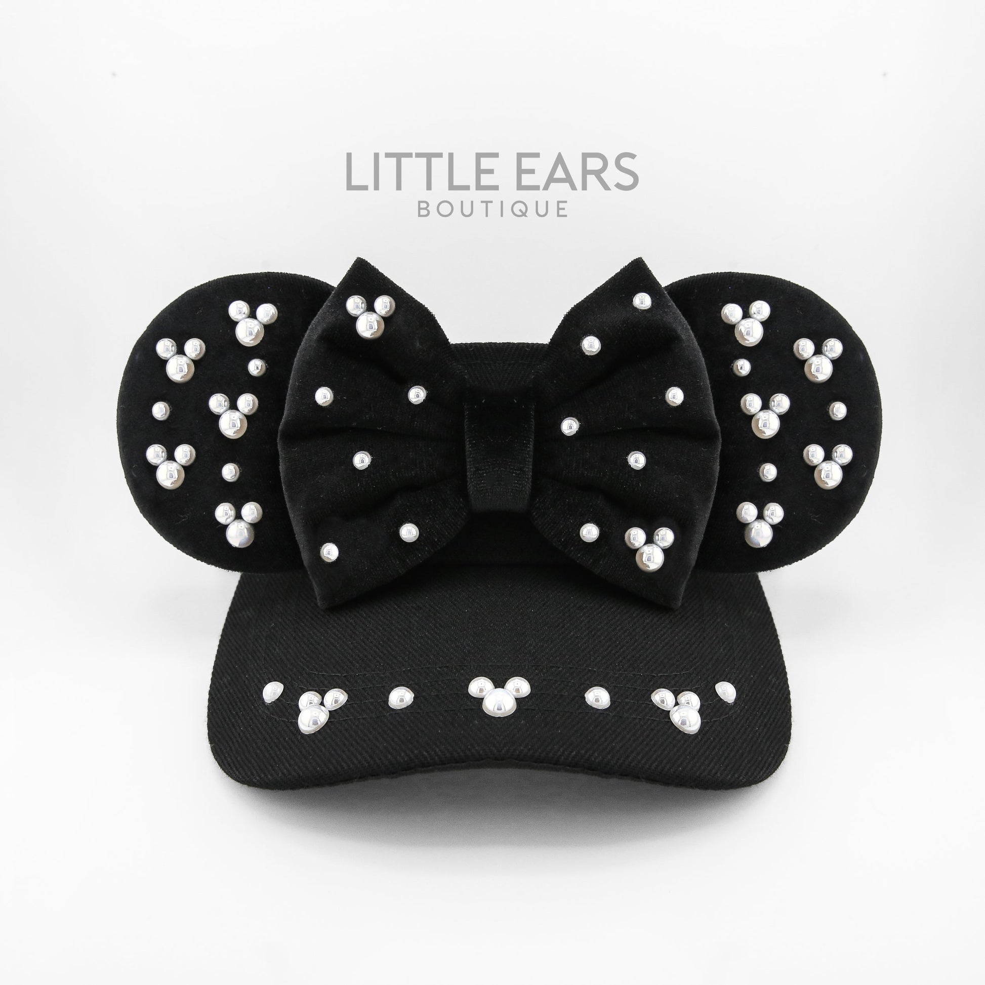 Black Pearls Mickey Visor- mickey ears disney headband mouse