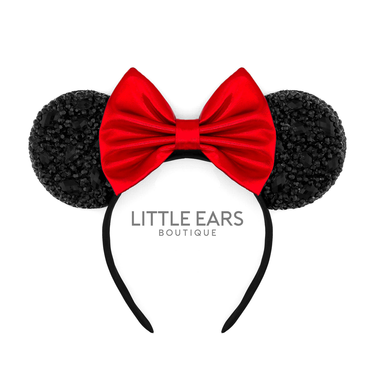 Red Minnie ears Minnie Sequin Ears Red Costume Headband main image 3