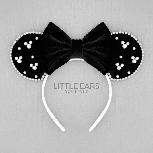 All Black Pearls Mickey Ears
