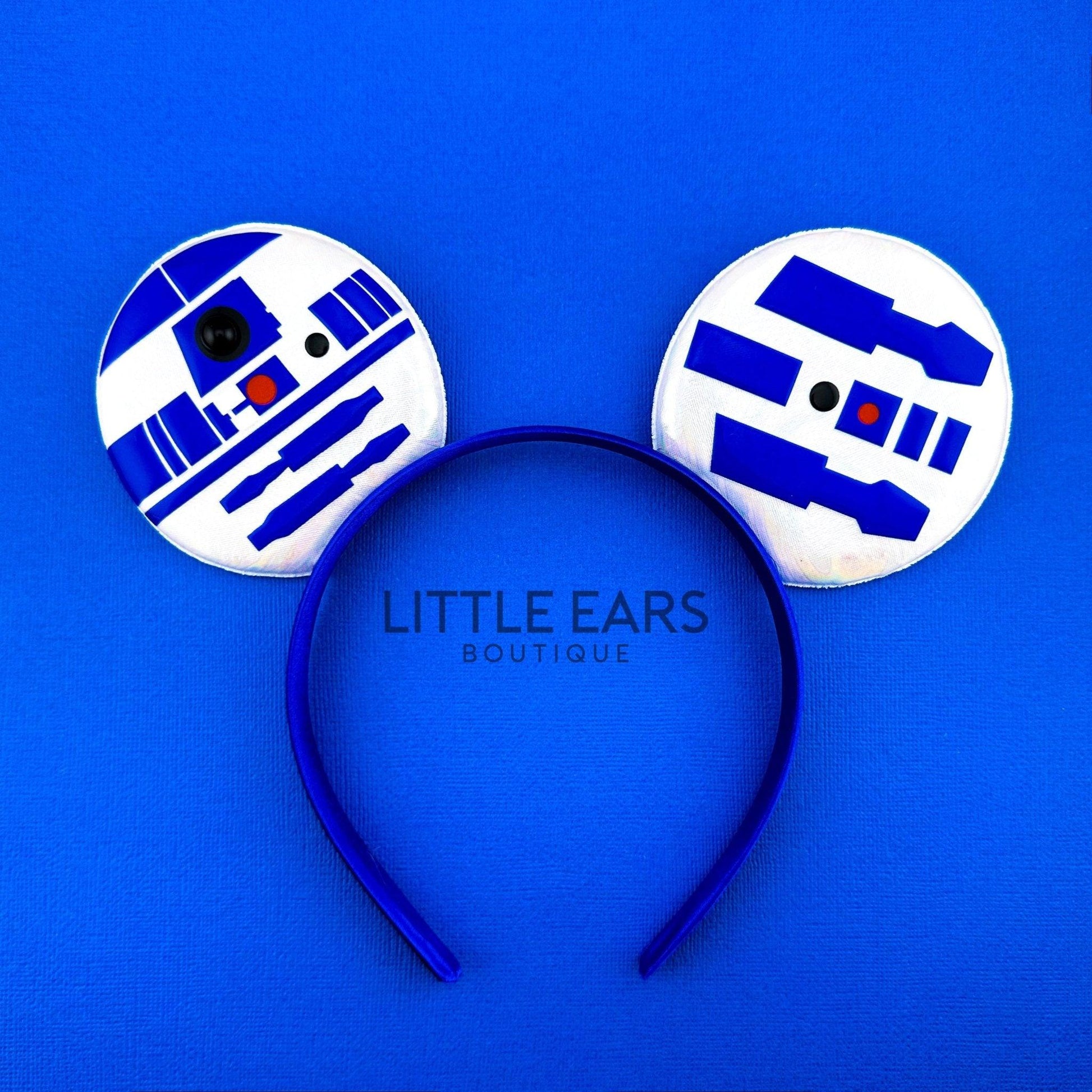 Blue Robot Mickey Ears for Men- mickey ears disney headband mouse