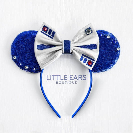 Blue Robot Mickey Ears