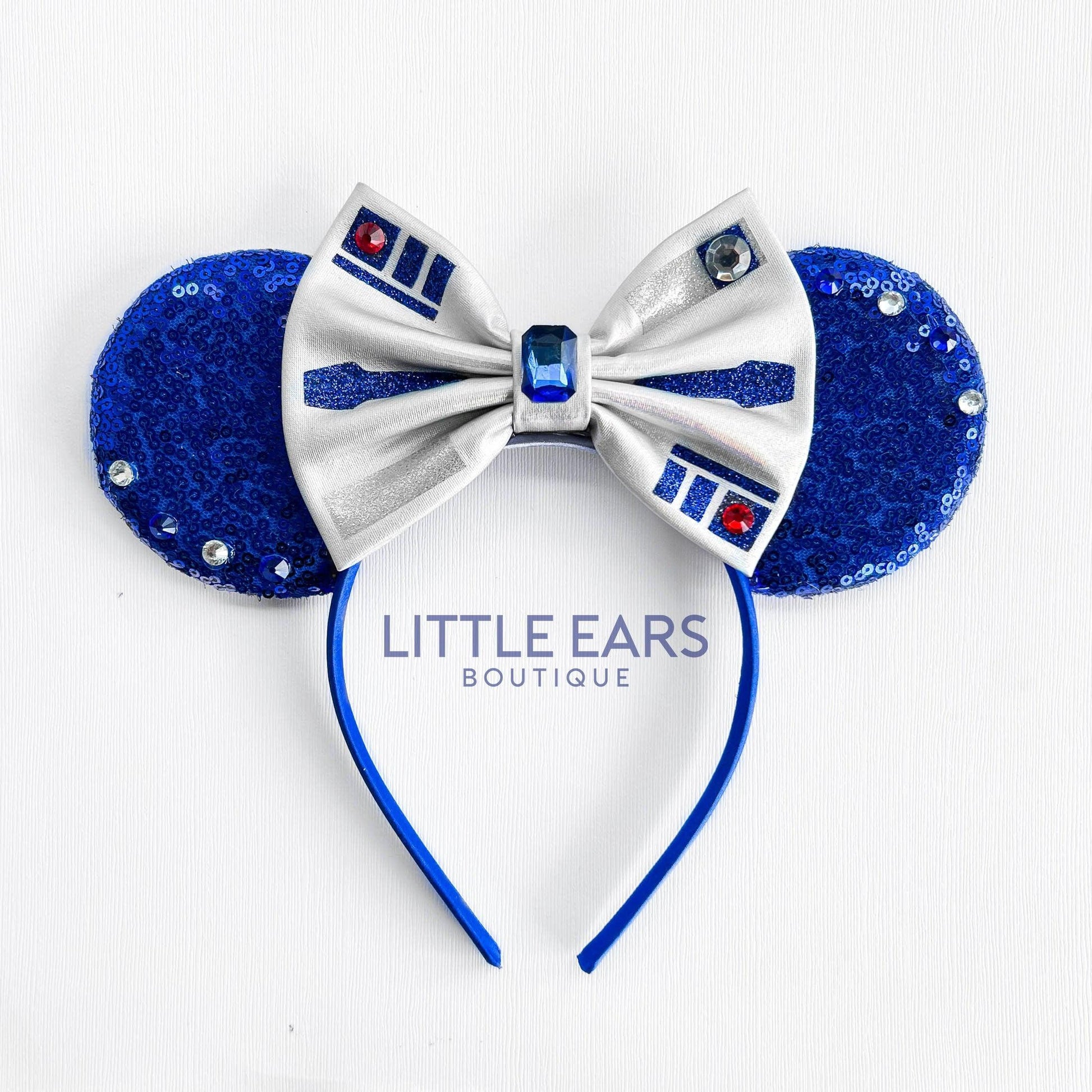 Blue Robot Mickey Ears- mickey ears disney headband mouse
