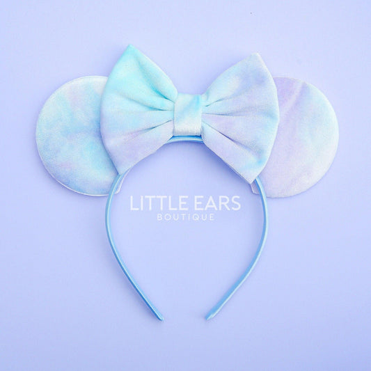 Blue Tie Dye Mickey Ears- mickey ears disney headband mouse