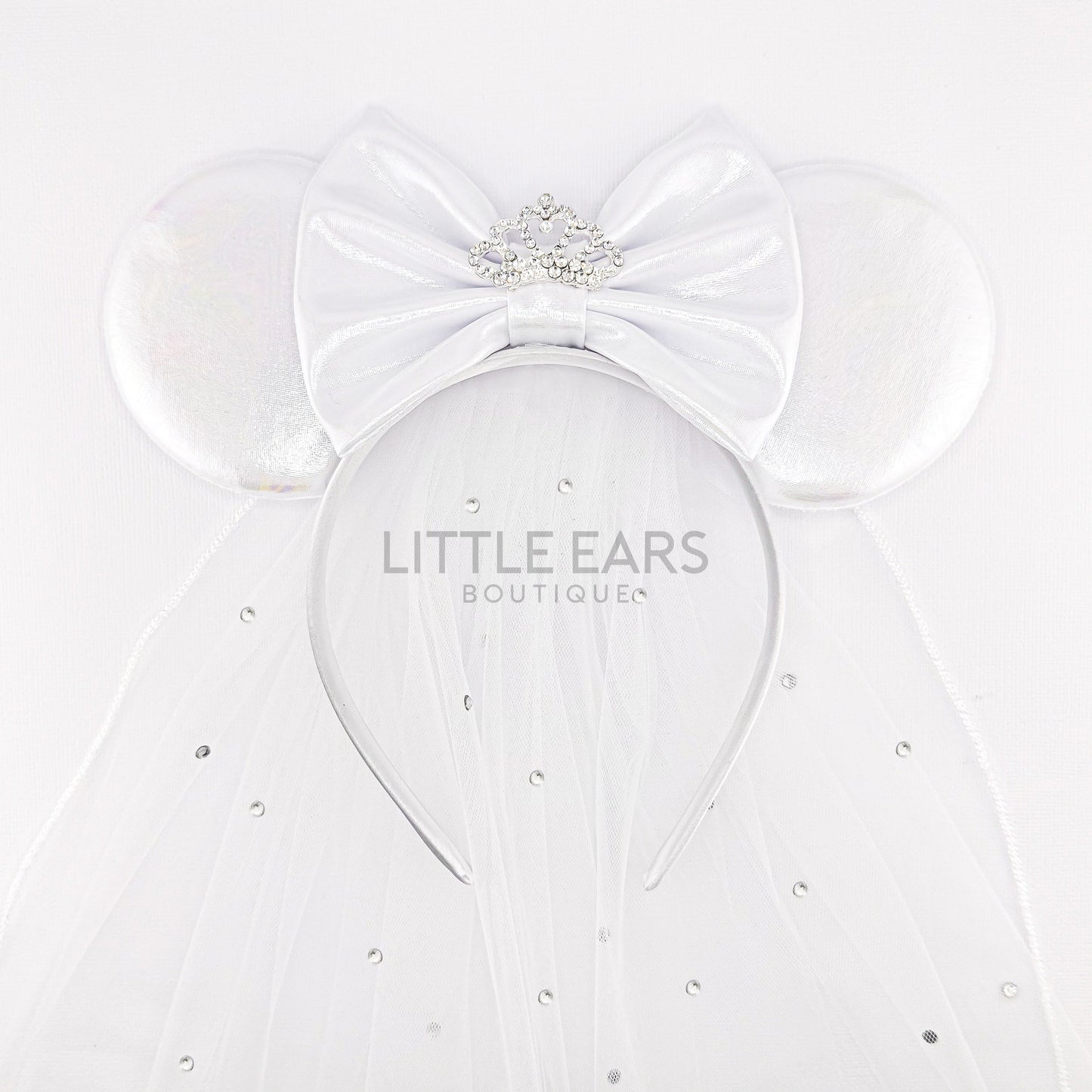 Bride Simple Mickey Ears - mickey ears - disney ears - mouse ears headband - little ears boutique