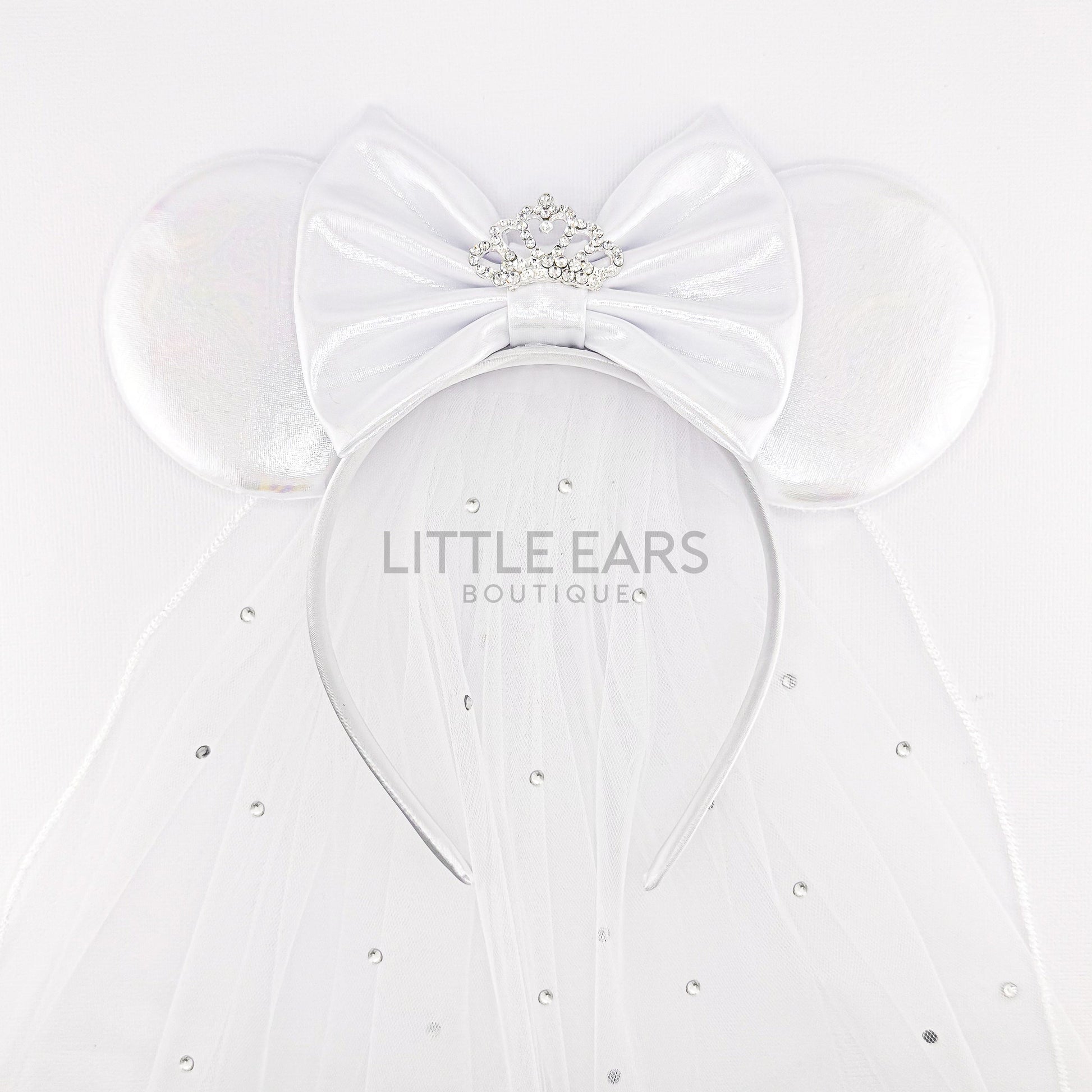 Bride Simple Mickey Ears - mickey ears - disney ears - mouse ears headband - little ears boutique