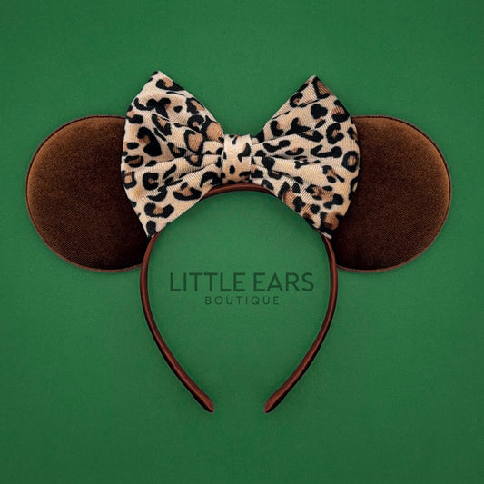 Safari & Brown Velvet Mickey Ears