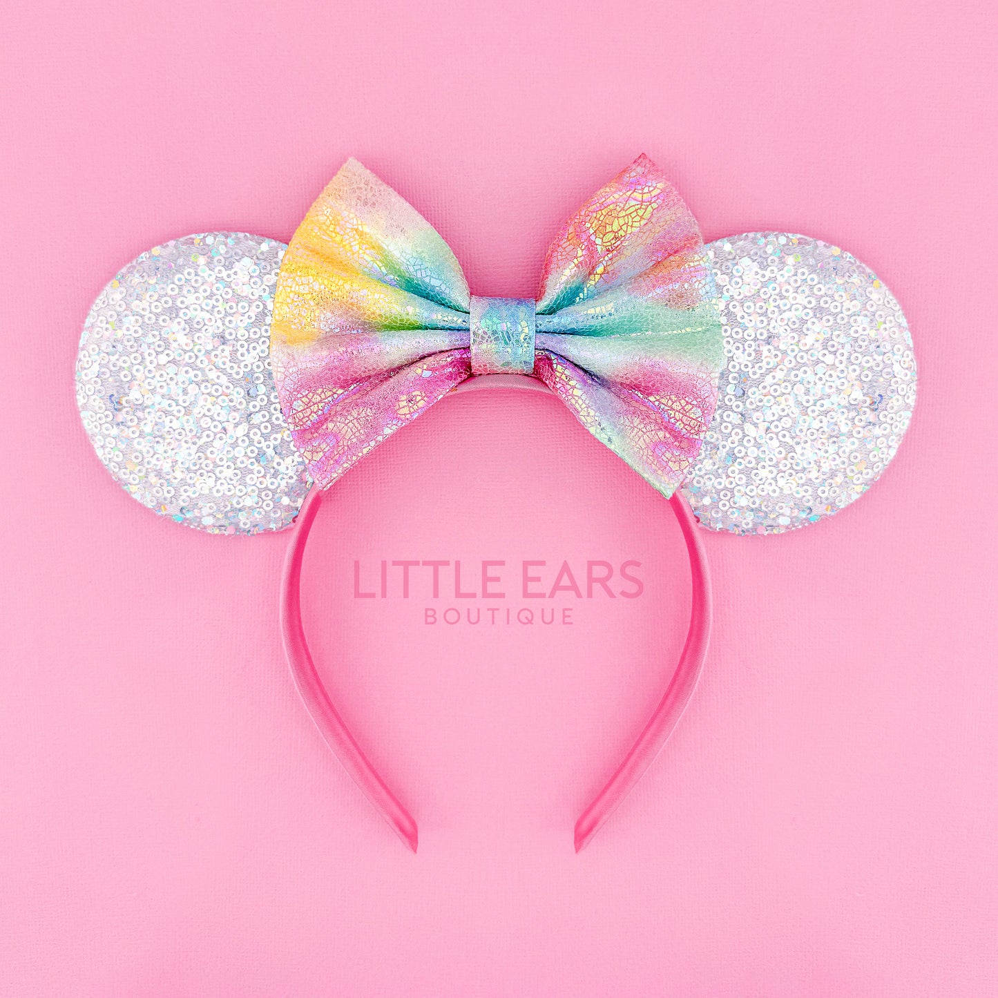 Silver Candyland Mickey Ears