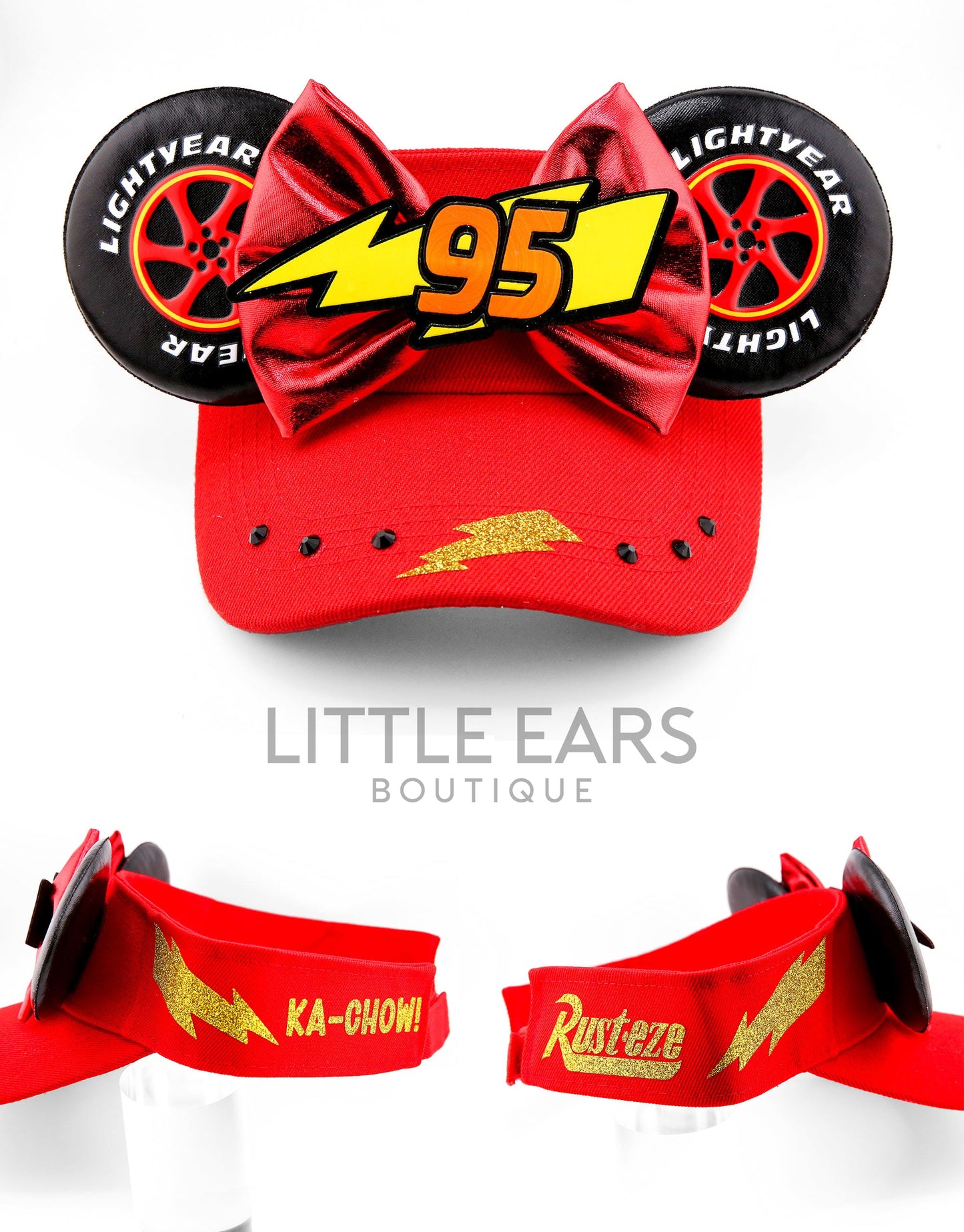 Cars Mickey Visor- mickey ears disney headband mouse