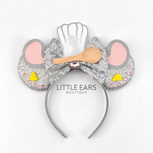 Chef Remy Mickey Ears - mickey ears - disney ears - mouse ears headband - little ears boutique