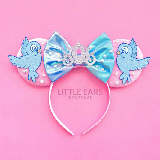 Cinderella Birds Mickey Ears- mickey ears disney headband mouse