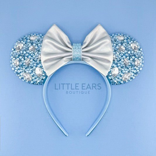 Cinderella Sparkle Mickey Ears - mickey ears - disney ears - mouse ears headband - little ears boutique